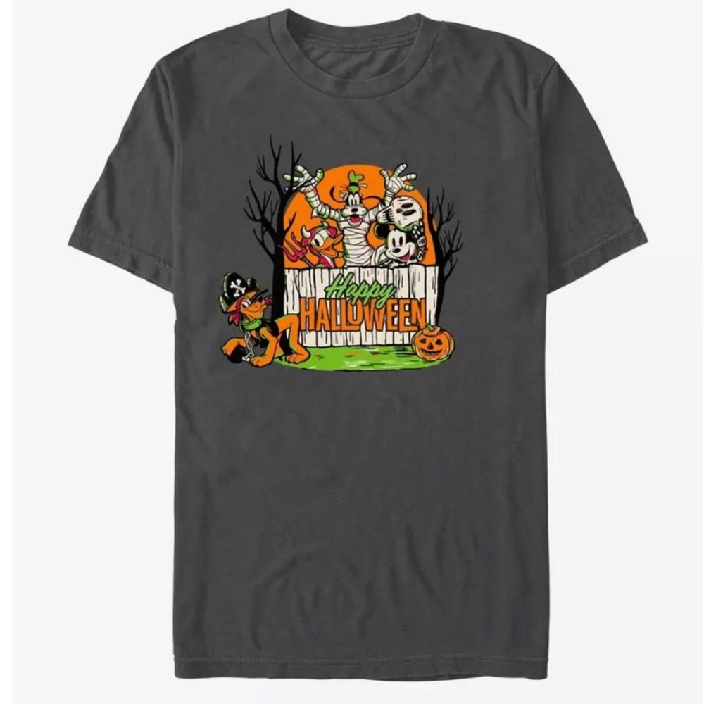 Disney 100 Halloween Mickey Mouse Group T-Shirt